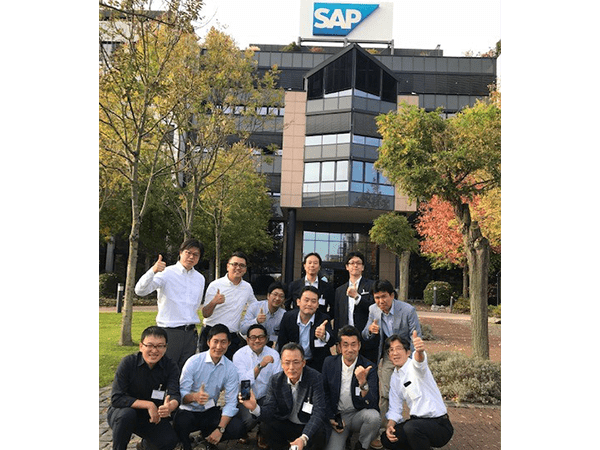 SAP社のドイツ・ヴァルドルフ本社を表敬訪問