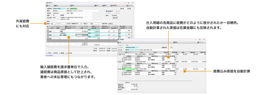TOSS-SP正確な輸入原価を求め、利益拡大に貢献