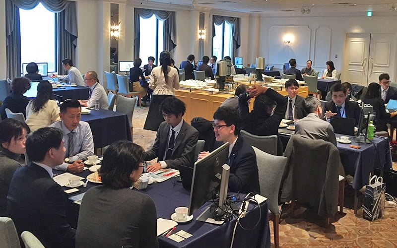 東京・新橋の第一ホテル東京で、TOSSシステムのハンズオンセミナーを開催。<br>35社75名のお客様が来場されました。のサムネイル画像